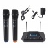 Steren Micrófonos y Receptor WR-809 UHF, Inalámbrico, Negro  5