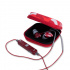 STF Audífonos Intrauriculares con Micrófono Survivor, Inalámbrico, Bluetooth, Gris/Rojo  5