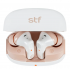 STF Audífonos Intrauriculares con Micrófono ST-E67002, Inalámbrico, Bluetooth, USB-C, Blanco - Imagen adicional 3