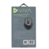 Mouse STF VIVA, Inalámbrico, Óptico, 1.600DPI, RF Wireless/USB-C, Gris - Imagen adicional 7