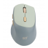 Mouse Ergonómico STF M67811, Inalámbrico, Óptico, 1.600DPI, RF Inalámbrico/Bluetooth, Gris