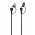 STF Cable USB-C Macho - USB-C Macho, 1.8 Metros