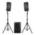 STF Subwoofer Profesional Xonorum Array 12, Bluetooth, Alámbrico/Inalámbrico, 1.100W RMS, USB, XLR, Negro