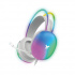 STF Audífonos Gamer con Micrófono MSA-015, Alámbrico, 3.5mm, para PC, Blanco - Imagen adicional 1