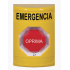 STI Botón de Emergencia, Amarillo, Texto en Español  1