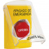STI Botón de Apagado de Emergencia, Alámbrico, Amarillo, Texto en Español  1