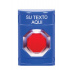 ﻿STI Botón de Emergencia con Bocina, Alámbrico, Azul/Rojo, Texto en Español  1