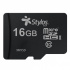 Memoria Flash Stylos STMSDS2B, 16GB MicroSDHC UHS-I Clase 10  3