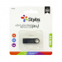 Memoria USB Stylos, 8GB, USB A, Lectura 80MB/s, Plata  1