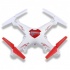 Drone Stylos YAK-130, 4 Rotores, 100 Metros, Naranja/Blanco  2