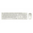 Kit de Teclado y Mouse Stylos STPKTM5W, Inalámbrico, USB, Blanco, Español