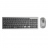 Kit de Teclado y Mouse Stylos STPKTM6G, Inalámbrico, USB, Plata, Español  5