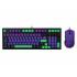 Kit Gamer de Teclado y Mouse Stylos XZPKT1MV, Alámbrico, USB, Multicolor, Español  2