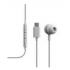 Sudio Audífonos Intrauriculares con Micrófono V3, Alámbrico, 1.2 Metros, USB-C, Blanco
