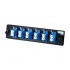 Superior Essex Panel de 6 Adaptadores de Fibra Óptica LC Dúplex Monomodo, Azul  1