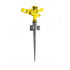 Surtek Aspersor con Estaca 130322, 3/4", Giratorio, Amarillo