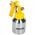 Surtek Pistola de Baja Presión para Pintar PPB1, 50PSI, 1.3 mm, 1L, Cromado/Amarillo