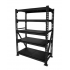 Surtek Estante Escalonado ESTM, 5 Niveles, Marco de Acero, hasta 250kg, Negro