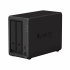 Synology Servidor NAS DiskStation DS723+ de 2 Bahías, AMD Ryzen R1600 2.60GHz, 2GB DDR4, 1x USB 3.2, Negro ― No Incluye Discos  3