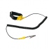 Syscom Pulsera Antiestatica con Cable a Tierra, 2.7 Metros, Negro/Amarillo  1