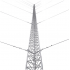 Syscom Kit de Torre Arriostrada KTZ-35G-021, 21 Metros, hasta 350kg, 1 Pieza, Incluye Copete de Torre, Brida, Base, Anclas y Accesorios  1