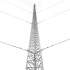 Syscom Kit de Torre Arriostrada KTZ-45G-018, 18 Metros, hasta 500kg, 8 Piezas, Incluye Copete de Torre, Brida, Base, Anclas y Accesorios