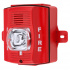 System Sensor Sirena con Lámpara Estroboscópica de 2 Hilos, para Exteriores, Alámbrica, Rojo  1