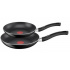 T-Fal Juego de Sartenes Easy Care, 20/24cm, Antiadherente, 2 Piezas, Negro  1