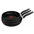 T-Fal Juego de Sartenes J8800, 3 Piezas, Antiadherente, Aluminio, Negro - Imagen adicional 1