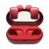 T2go Audífonos Intrauriculares con Micrófono Dux T2GO, Inalámbrico, Bluetooth, USB-C, Rojo