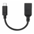 Targus Cable USB C Macho - USB A Hembra, 15cm, Negro