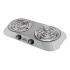 Taurus Parrilla Eléctrica Snap Heat Duo, 2 Quemadores, 200W, Gris