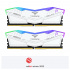Kit Memoria RAM Team Group T-FORCE Delta RGB DDR5 DDR5, 8000MHz, 32GB - 2 x 16GB, CL38, XMP, Blanco   5