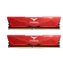 Kit Memoria RAM Team Group T-Force Vulcan DDR5, 5600MHz, 64GB - 2 x 32GB, CL36, XMP, Rojo  1