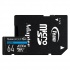 Memoria Flash Team Group ELITE A1, 64GB MicroSD UHS-I Clase 3, con Adaptador   1