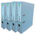 Techmakro Carpeta con Arillo KITCARP4AZP, para 650 Hojas de Tamaño Carta, 4 Piezas