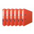 Techmakro Carpeta con Arillo KITCARP6NPY, para 650 Hojas de Tamaño Carta, 6 Piezas