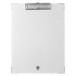 Techmakro Tabla de Cartón/PVC con Agarrapapeles, Tamaño Carta, Blanco  1