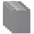 Techmakro Tabla de Cartón/PVC con Agarrapapeles, Tamaño A4, Gris  1