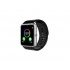 TechZone Smartwatch GISW01, Touch, Bluetooth 3.0, Android/iOS, Negro/Plata  1