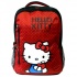 TechZone Mochila Hello Kitty de Poliester KT4337R, 15.4'', Rojo