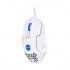 Mouse Gamer TechZone Óptico NASA NS-GM03, Alámbrico, USB, 6000DPI, Blanco/Azul  3