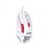 Mouse Gamer TechZone Óptico NASA NS-GM04, Alámbrico, USB, 6000DPI, Blanco/Rojo  2