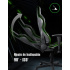 TechZone Silla Gamer Elite Xbox RGB, hasta 120Kg, Negro/Verde  6