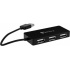 Techzone Hub USB A 2.0 - 4x USB A 2.0 Hembra, Negro  1
