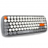 Kit de Teclado y Mouse TechZone TZ20COMB01-INA, Inalámbrico, USB, Gris/Naranja/Blanco (Inglés) - Imagen adicional 1