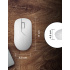 Mouse TechZone TZACMOI49, Inalámbrico, Óptico, 1.200DPI, RF Inalámbrico, Blanco  5