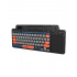 Teclado TechZone Cyber 75%, Inalámbrico, RF Inalámbrico, Negro, Español
