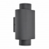 Tecnolite Lámpara para Pared Arbotante Ukul I, Exterior, máx. 12W, Base GU10, Negro ― no Incluye focos  2