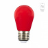 Tecnolite Kit Foco LED, Luz Roja, Base E27, 1W, Rojo - 2 Piezas  1